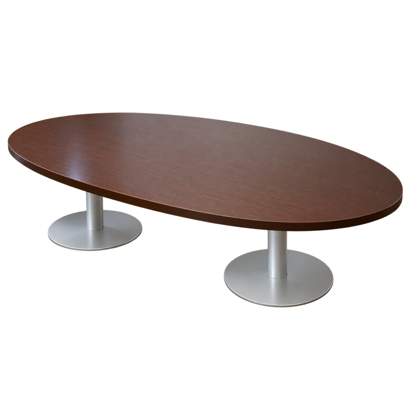 Grande table de réunion ovale
