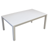 Ensemble table blanche + 4 chaises noires