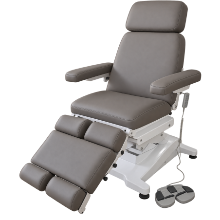 Fauteuil électrique professionnel de pédicure et soins esthétiques