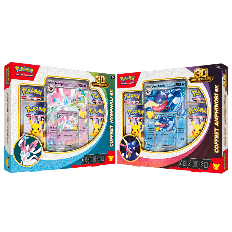 POKÉMON – COFFRET COLLECTION NYMPHALI-ex – 30ᵉ ANNIVERSAIRE