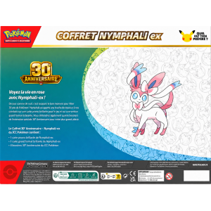 POKÉMON – COFFRET COLLECTION NYMPHALI-ex – 30ᵉ ANNIVERSAIRE