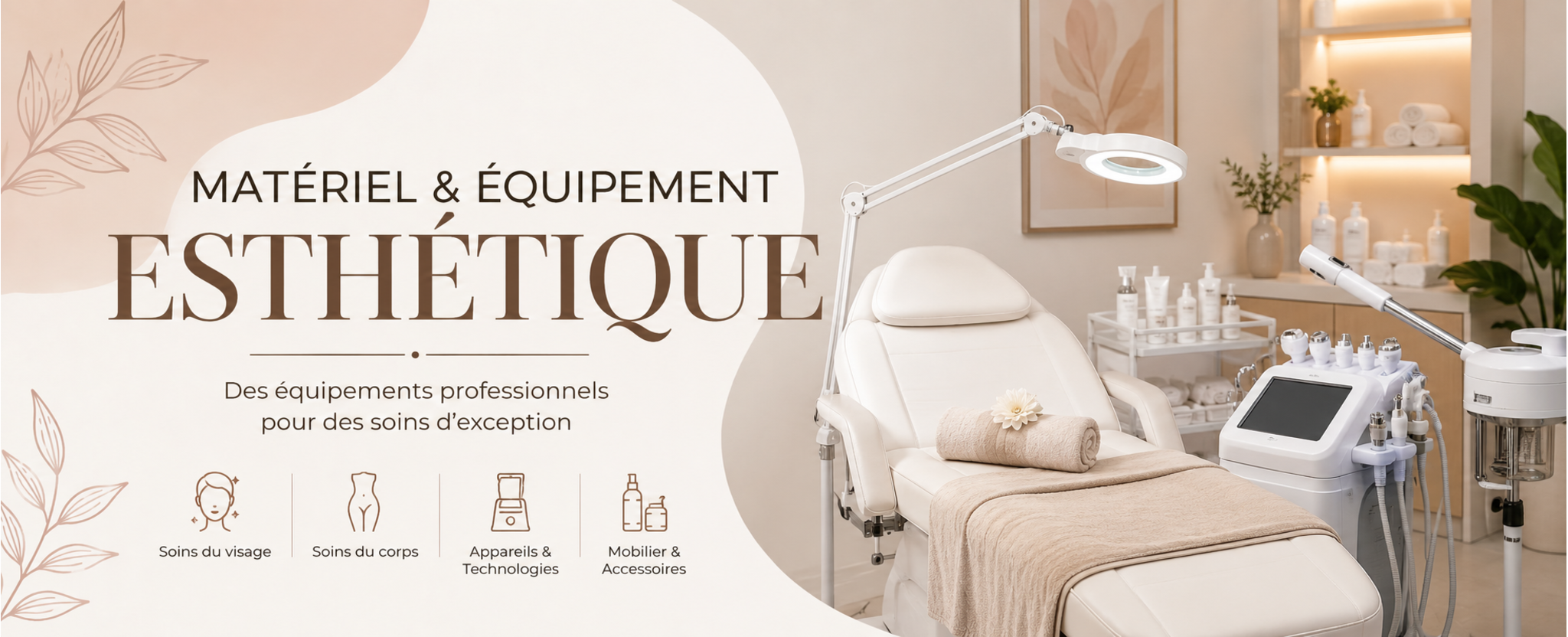 MATÉRIEL & ÉQUIPEMENTS ESTHÉTIQUES